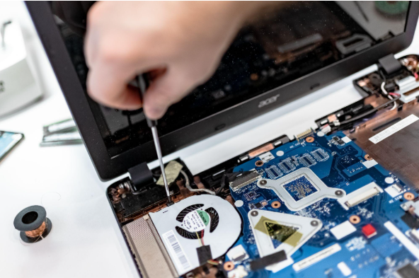computer being repaired